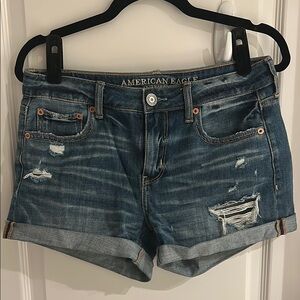American Eagle Outfitters Women's Blue Denim Shorts